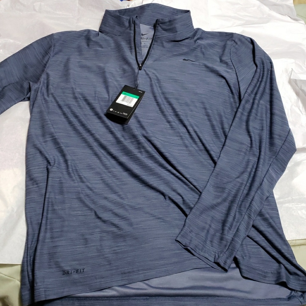 Nike Breathe dri-fit mens long sleeve shirt